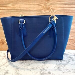 Dagne Dover NWOT Navy Blue Tote Shoulder Hand Bag Purse Crossbody Strap
